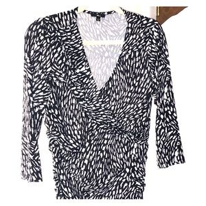 Faux wrap dress